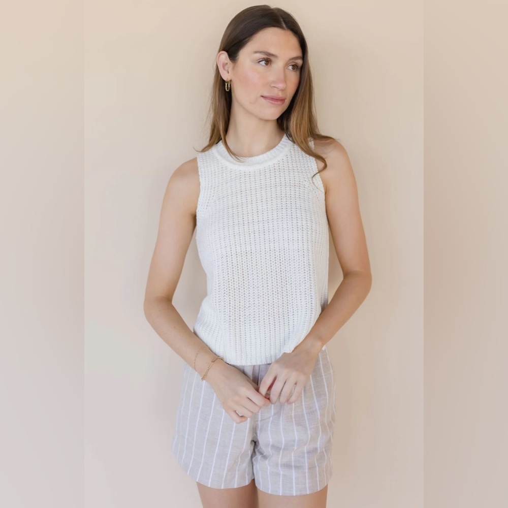 Gentle Fawn Andrea Knit Tank! Winter white! Perfect shape! Women’s Small!
